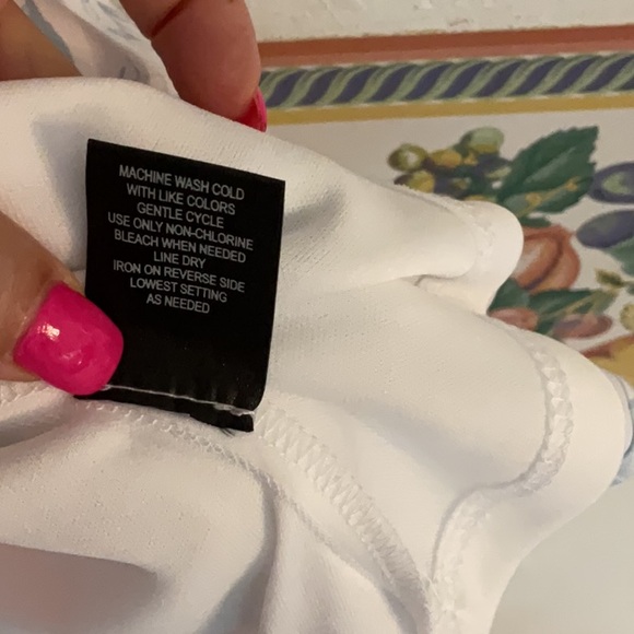 Trixxi Floral Mini Dress, Size XL, White/Blue, NWOT - Picture 8 of 8